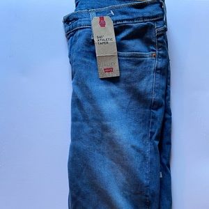 NWT Levis 541 Jeans Athletic Taper Stretch 33x34